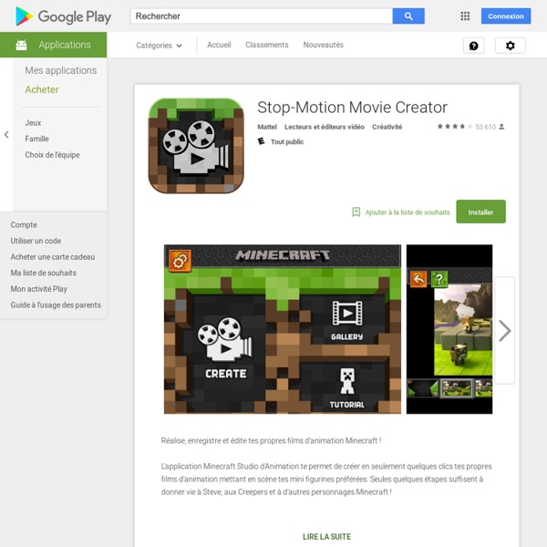 Stop-Motion Movie Creator – Applications Android sur Google Play