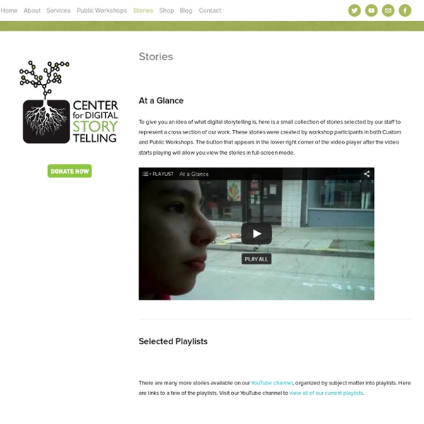 Stories — Center for Digital Storytelling