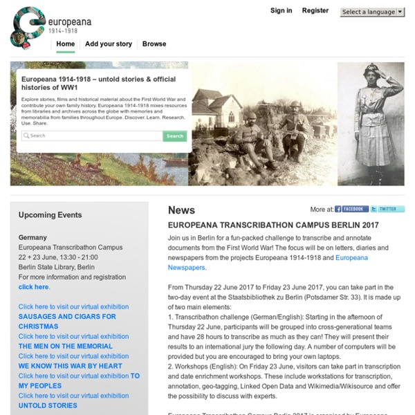 European stories & official histories