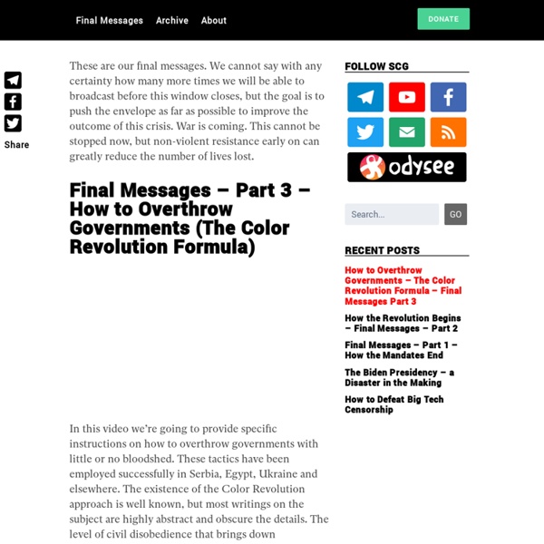 Independent News, Political Analysis, & Ideas as Weapons for a Revolution