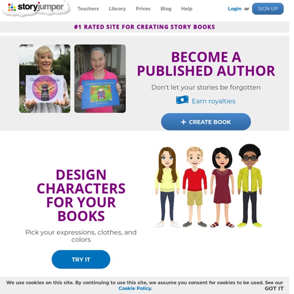 StoryJumper 1 rated site for making story books Pearltrees