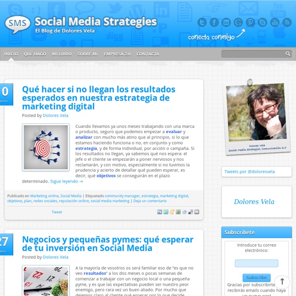 Social Media Strategies - Social Media Marketing, Redes Sociales, Comunicación 2.0 y Blogs