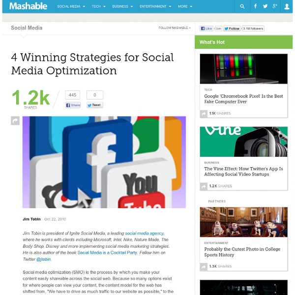 4 Winning Strategies for Social Media Optimization