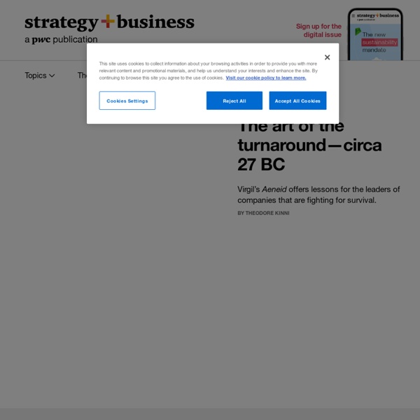 Strategy+business: international business strategy news articles and award-winning analysis