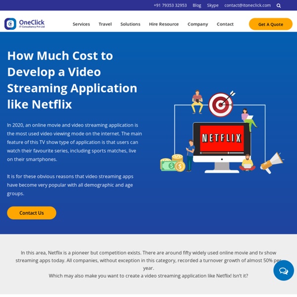 Cost to Develop Video Streaming App like Netflix?