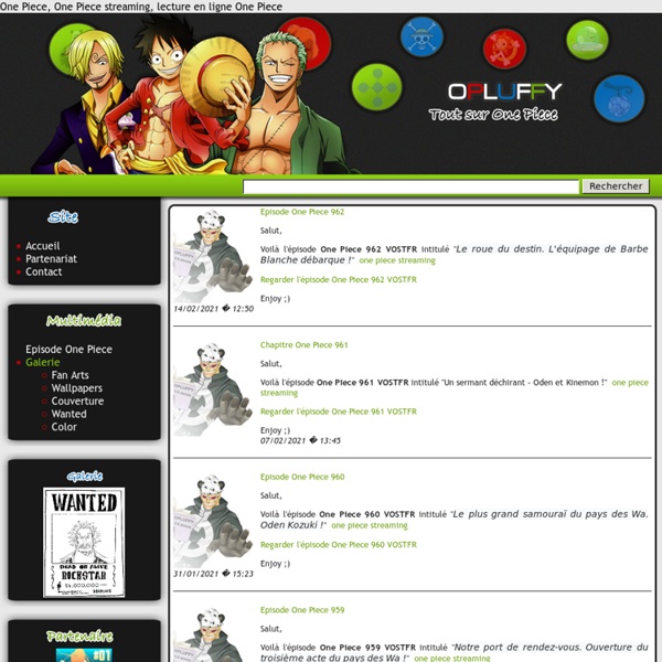 One Piece Lecture en ligne de chapitre, scan