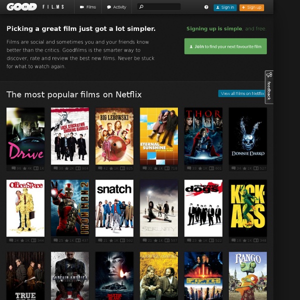 Good Movies Streaming on Netflix Instant