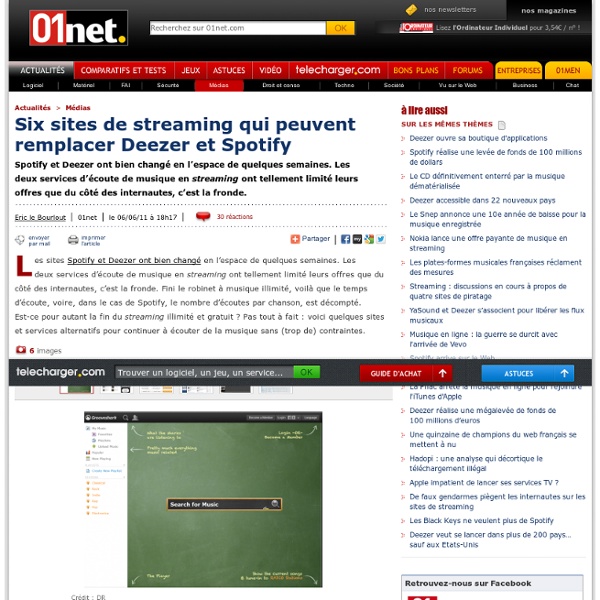 Six sites de streaming qui peuvent remplacer Deezer et Spotify