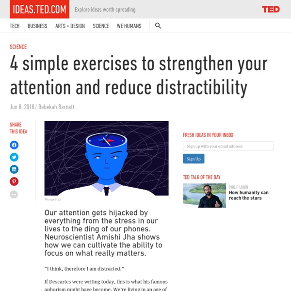 4 simple exercises to strengthen attention and reduce distractibility