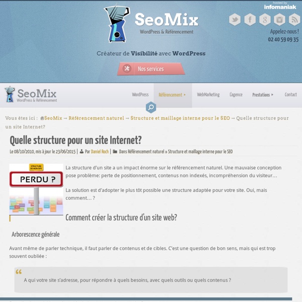 Structure de site Internet : comment faire ?