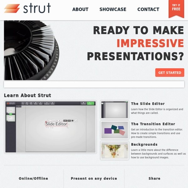 Strut - An HTML5 Presentation Editor
