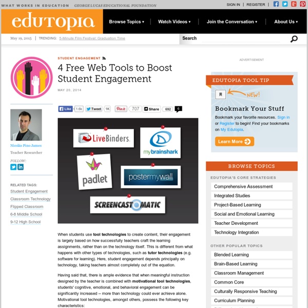 4 Free Web Tools to Boost Student Engagement