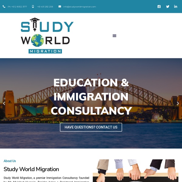 Home - Study World Migration - Migration Agent in Sydney
