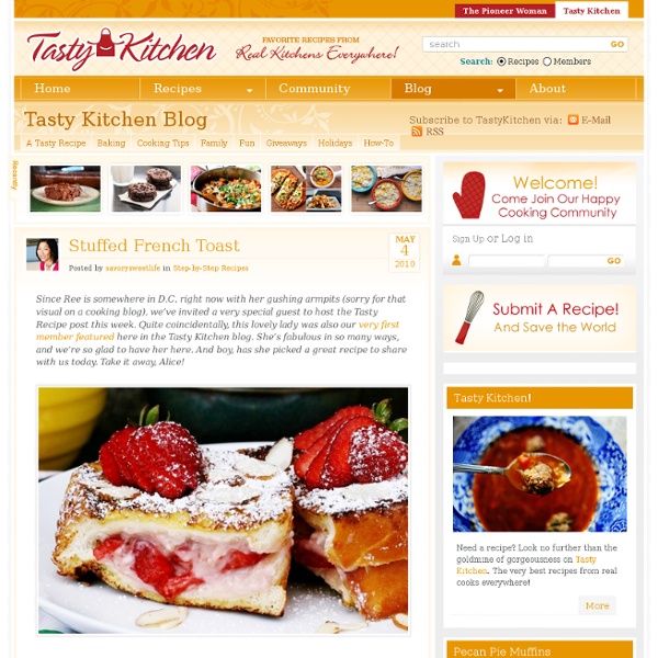 A Tasty Recipe: Stuffed French Toast – Tasty Kitchen Blog