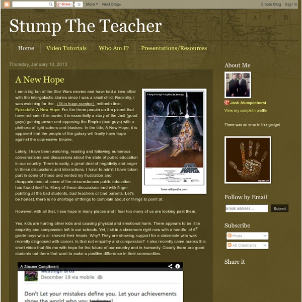 Stump The Teacher