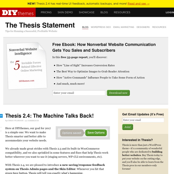 Thesis Theme for WordPress