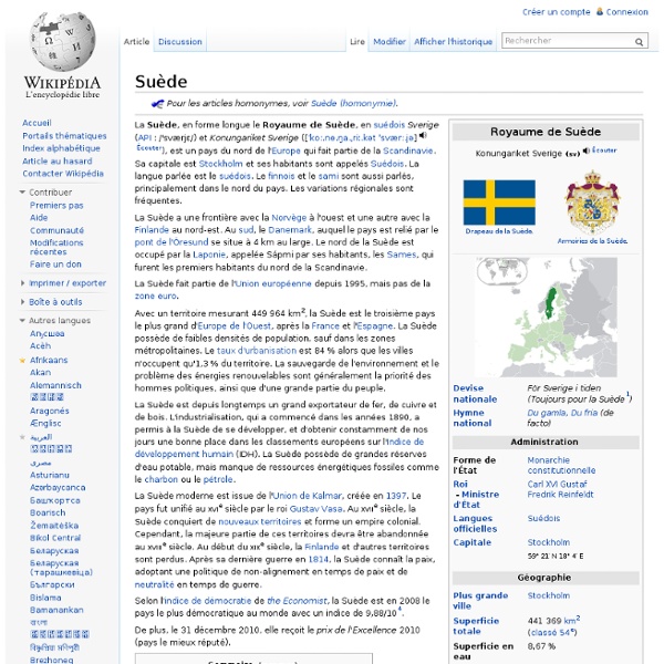 Suède Wikipédia
