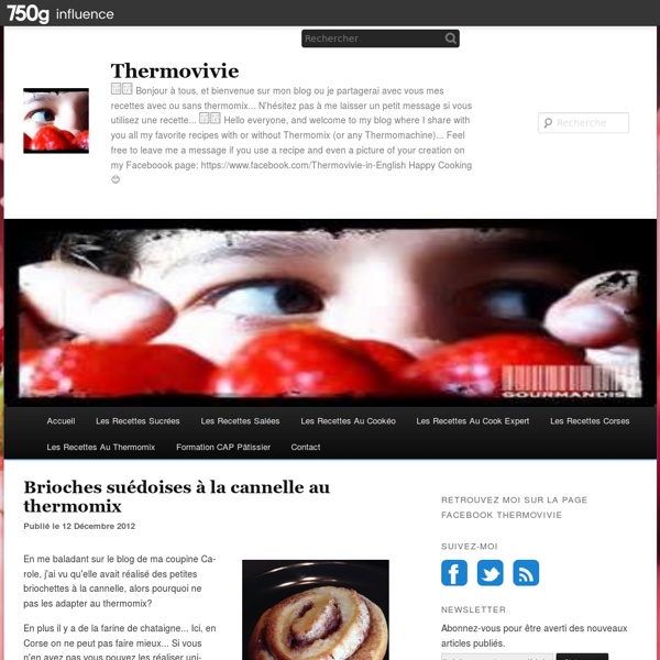 Brioches suédoises à la cannelle au thermomix