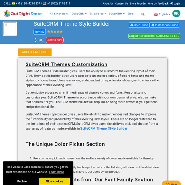 SuiteCRM Themes