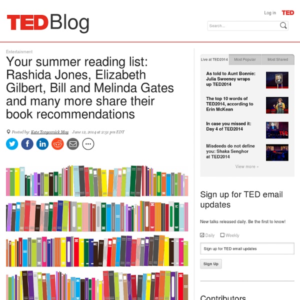 Your summer reading list: Picks from the TED community