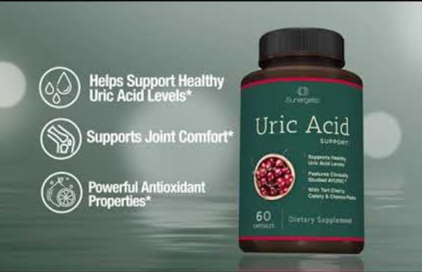 Sunergetic Products Uric Acid Supplement - YouTube