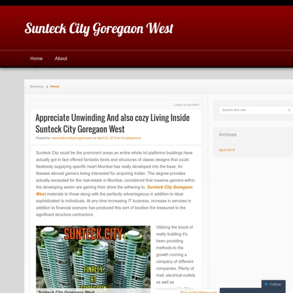Sunteck City Goregaon West