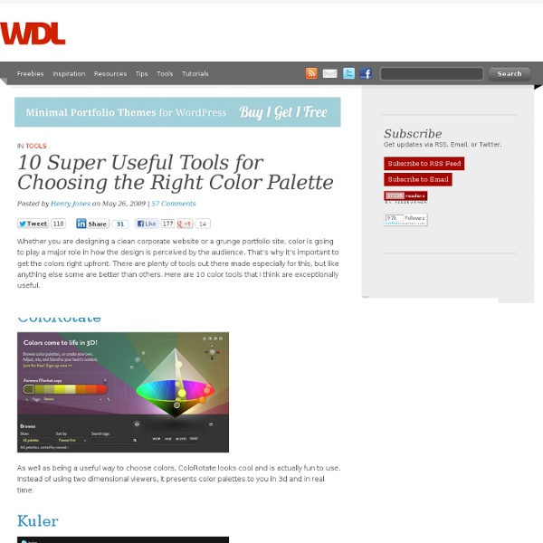 10 Super Useful Tools for Choosing the Right Color Palette