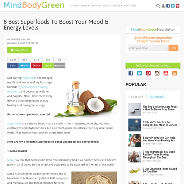 8 Best Superfoods To Boost Your Mood & Energy Levels