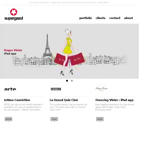 Supergazol agence interactive dédiée entertainment -Paris-
