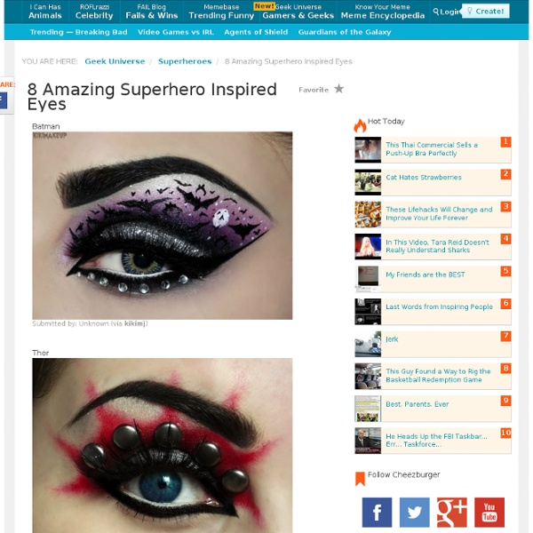 8 Amazing Superhero Inspired Eyes