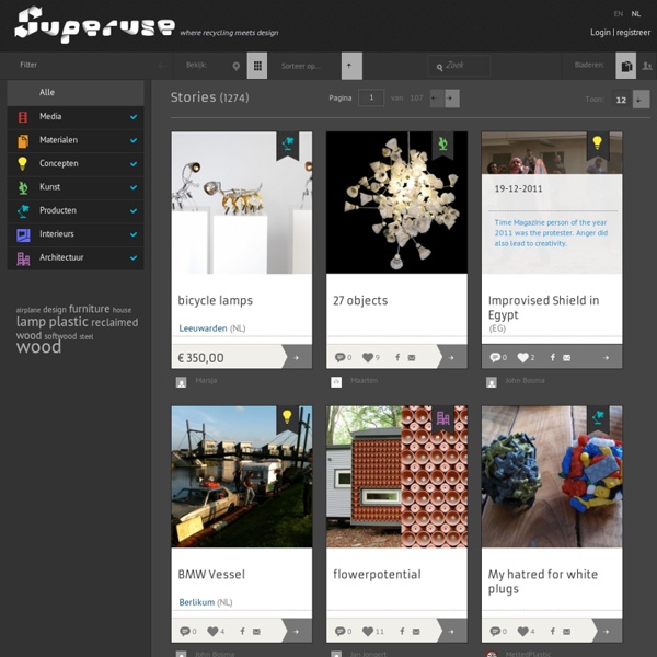 Superuse.org: Where recycling meets design