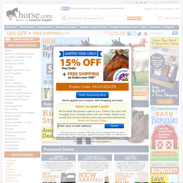 Horse Equipment & Products - Horse.com - Horse.com