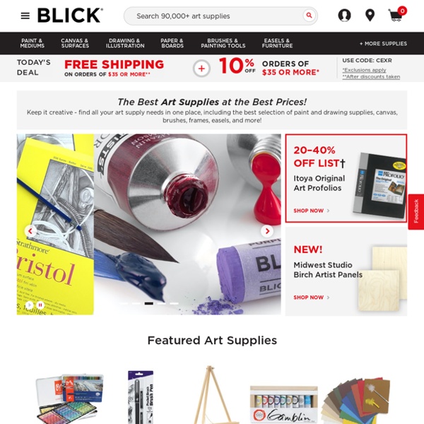 Art Supplies from Dick Blick Art Materials