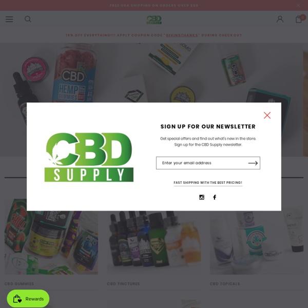 Online CBD Store for Top CBD Brands