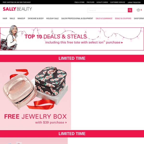Sally Beauty Supply has hair products, salon supplies, spa supplies, cosmetics, and more!