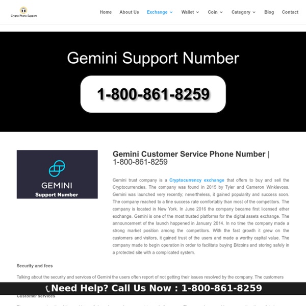 gemini customer support