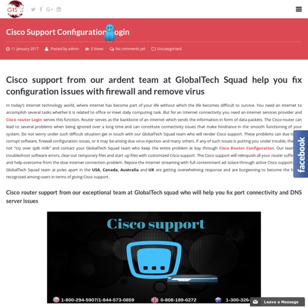 Cisco Support Router Configuration