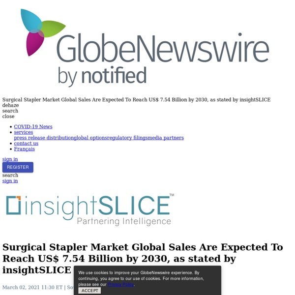 Surgical Stapler Market Global Sales Are Expected To Reach