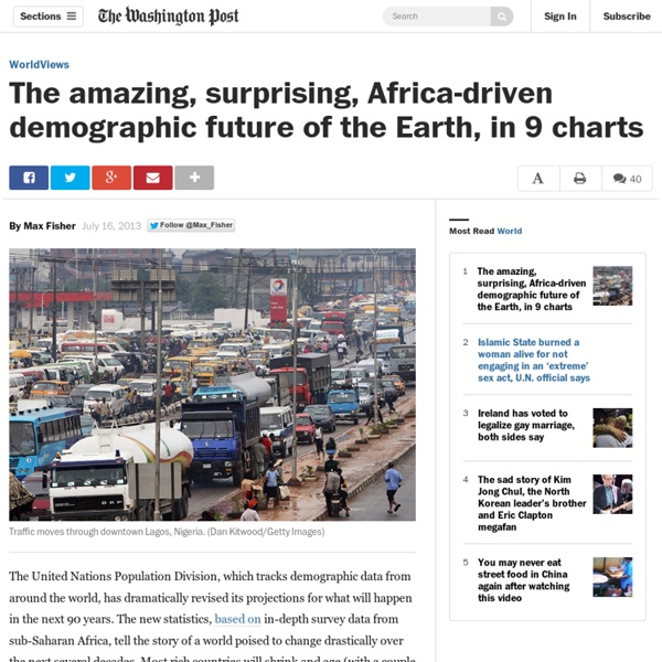 The amazing, surprising, Africa-driven demographic future of the Earth, in 9 charts