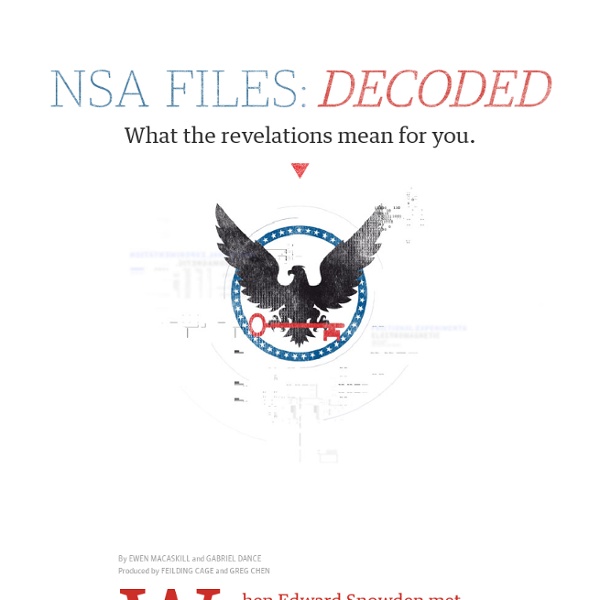 NSA files decoded: Edward Snowden's surveillance revelations explained