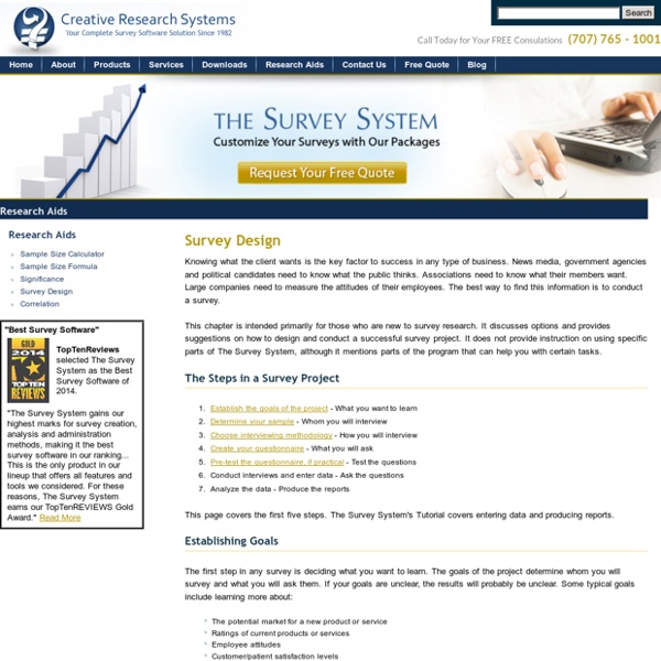 Survey Design Software: Design A Successful Survey System