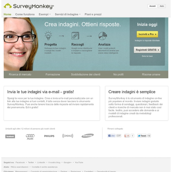 SurveyMonkey: Software di indagine online gratis e strumento questionario