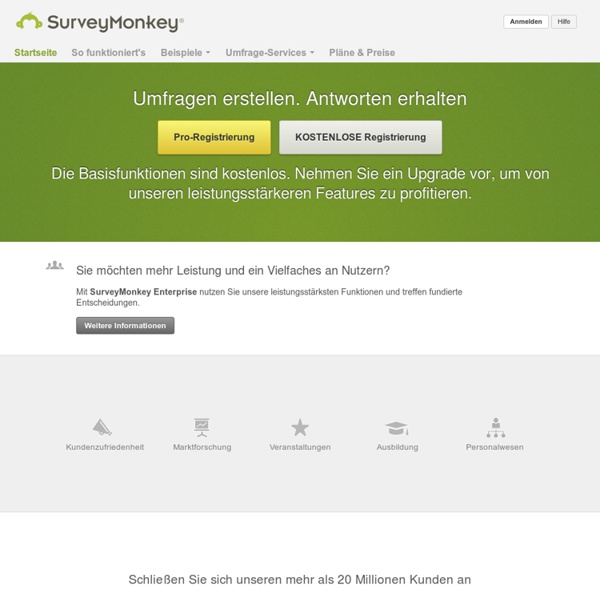 SurveyMonkey: Kostenloses Softwaretool für Fragebögen & Online-Umfragen