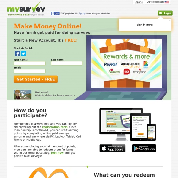 Paid Surveys - MySurvey - Online Surveys for Making Money