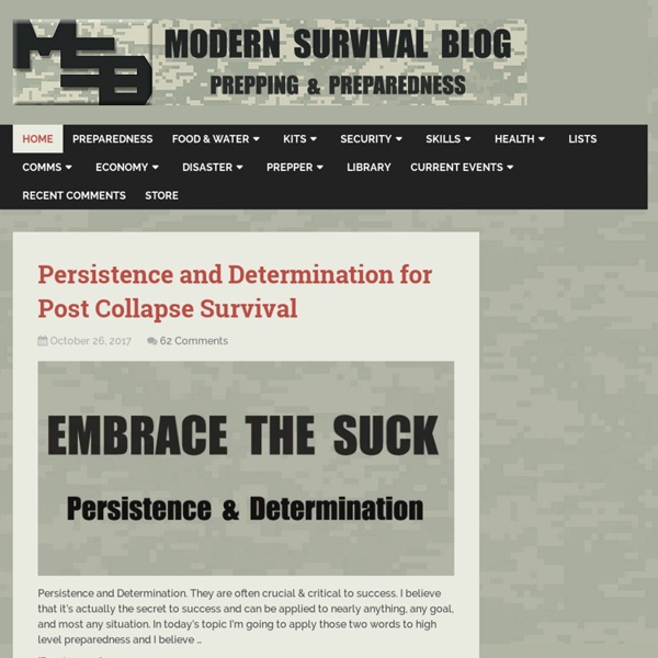 Modern Survival Blog – surviving uncertain times