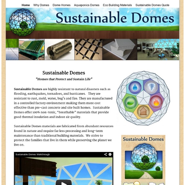 Sustainable Domes - Geodesic Dome - Aquaponics Domes