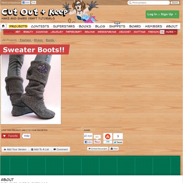 Sweater Boots!!