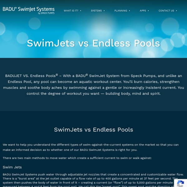 SwimJets vs Endless Pools