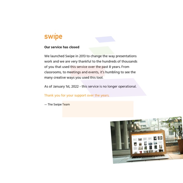 Swipe - Créez des présentations interactives en ligne