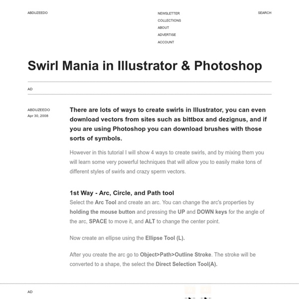 Swirl Mania in Illustrator & Photoshop